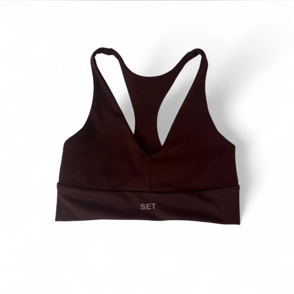 SET Active Dark Brown Sports Bra